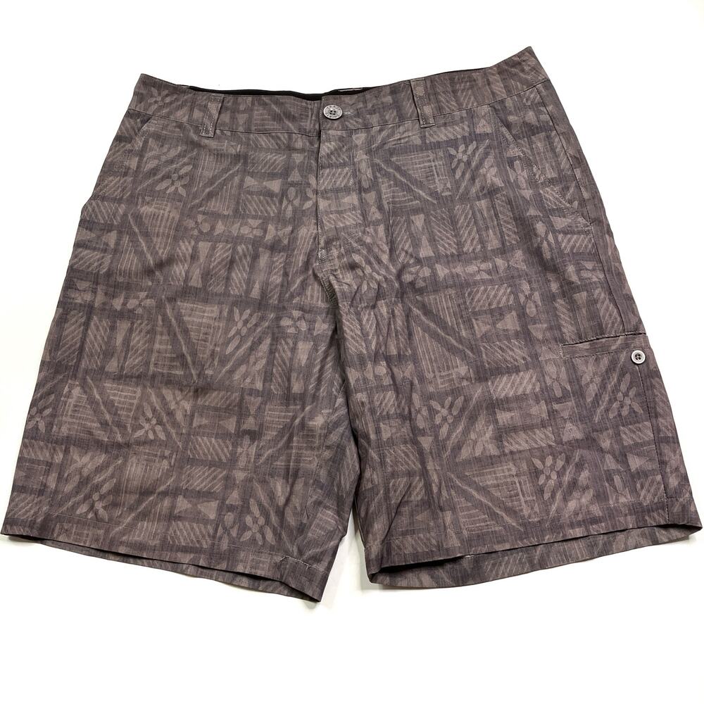 Crazy Shirts | Beige Gray Swim Shorts Mens 34